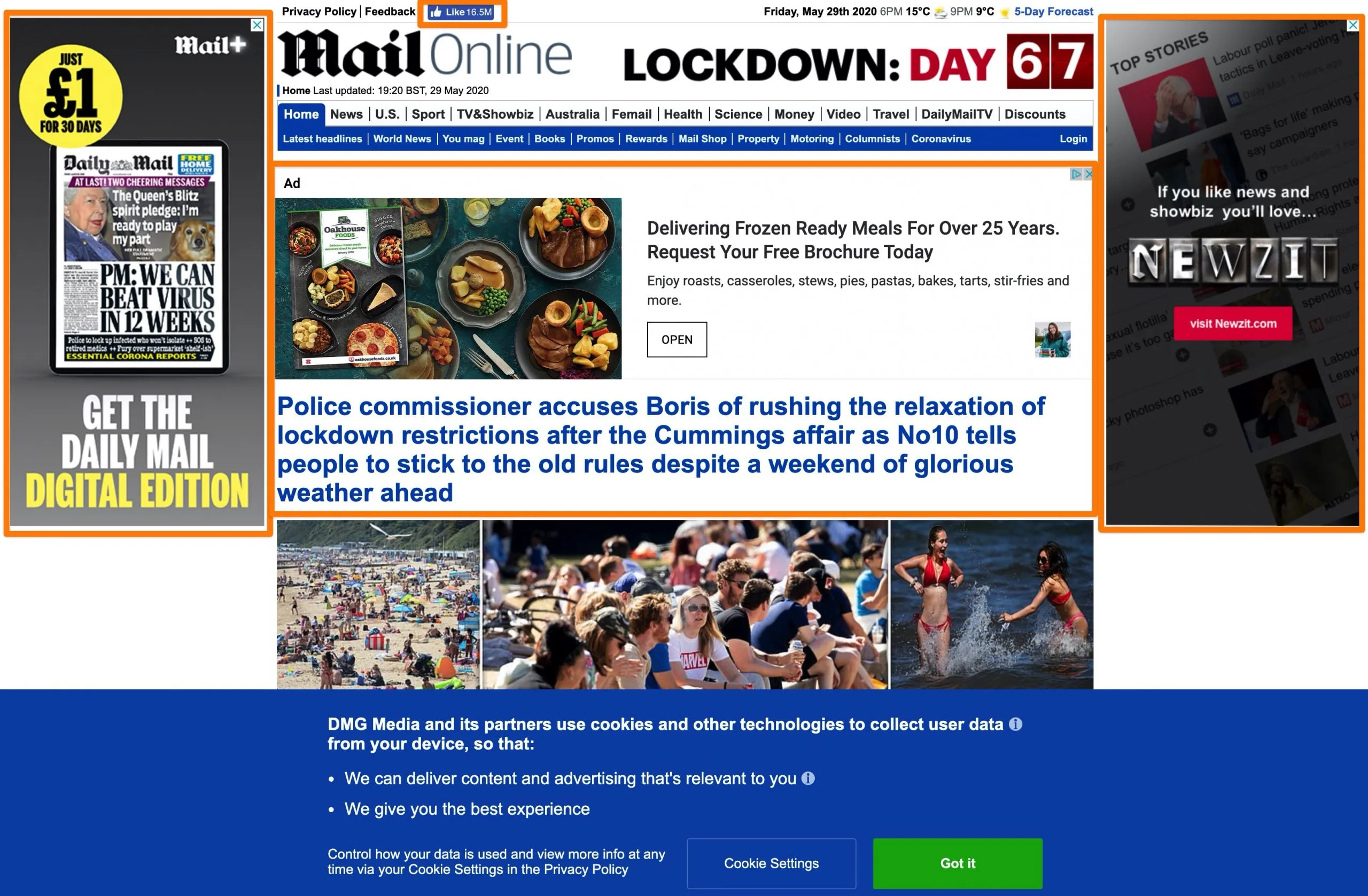 Which again, shouldn't be a surprise to anyone who visits the site...