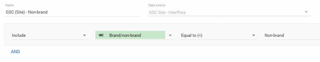 non brand filter non brand filter