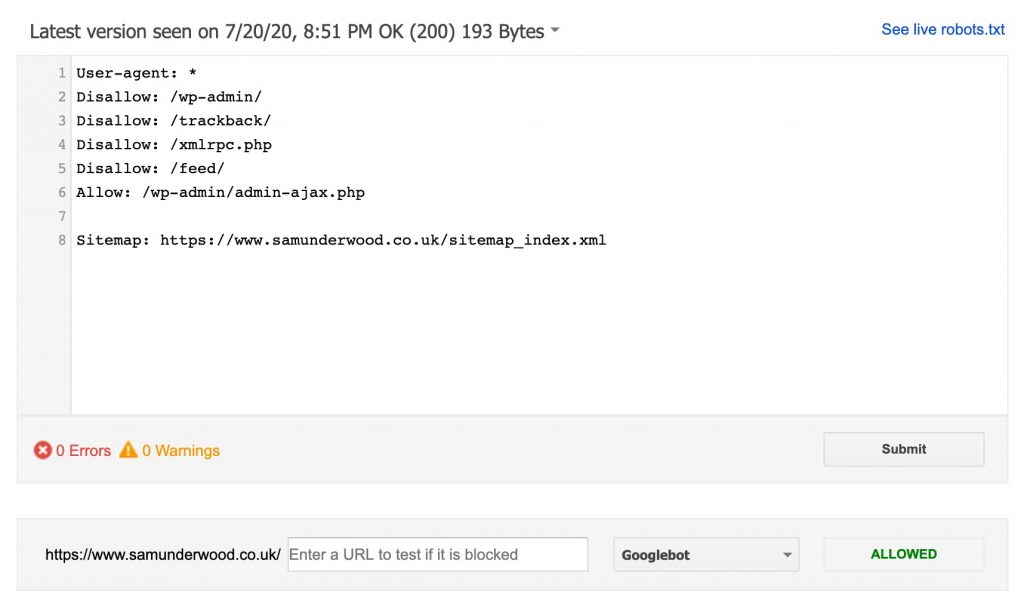 robots txt tester example robots txt tester example