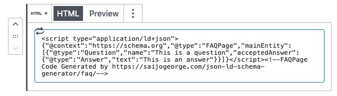 wordpress html block wordpress html block